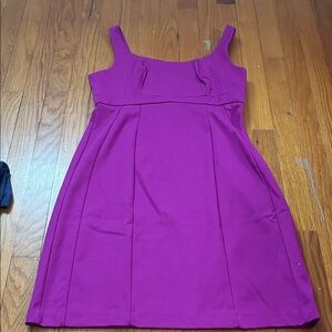 New York & Company Vibrant Pink Sleeveless Dress Size 8